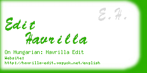 edit havrilla business card